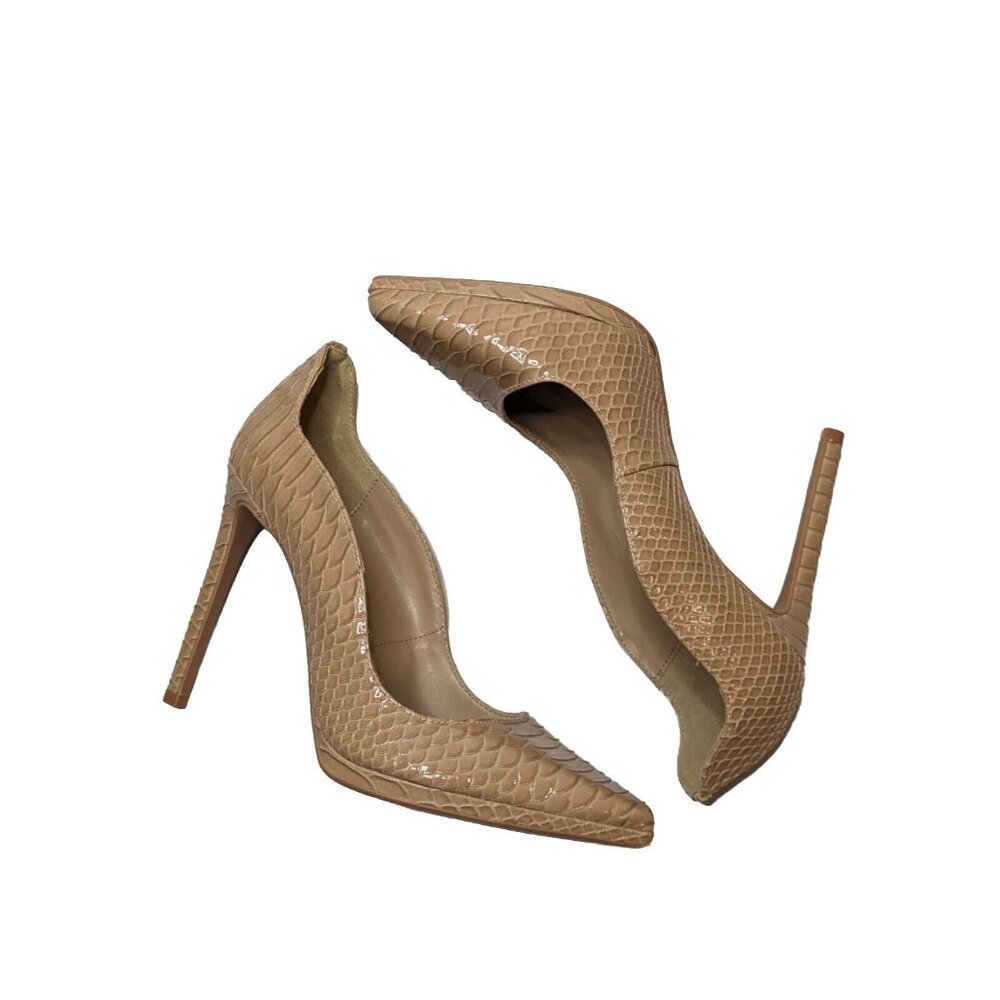 Women Stilettos Divalentini High Heel Beige Sz 8